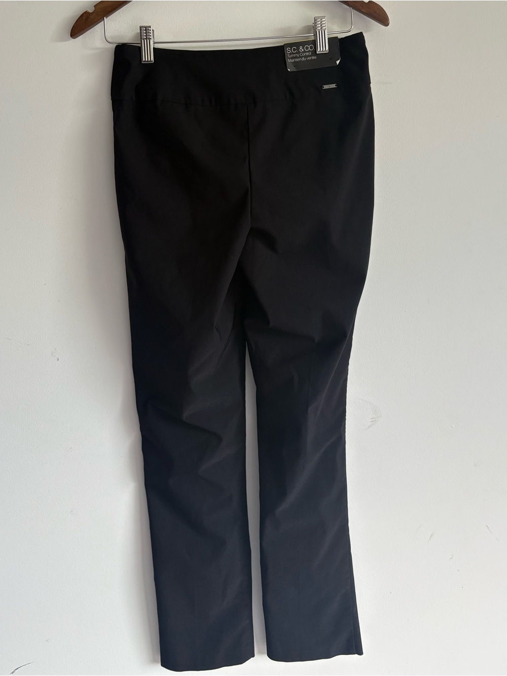 S.C. & CO. Black Bootcut Dress Pants Size 6 NWT | Stretch Career Work Trousers - Picture 6 of 8
